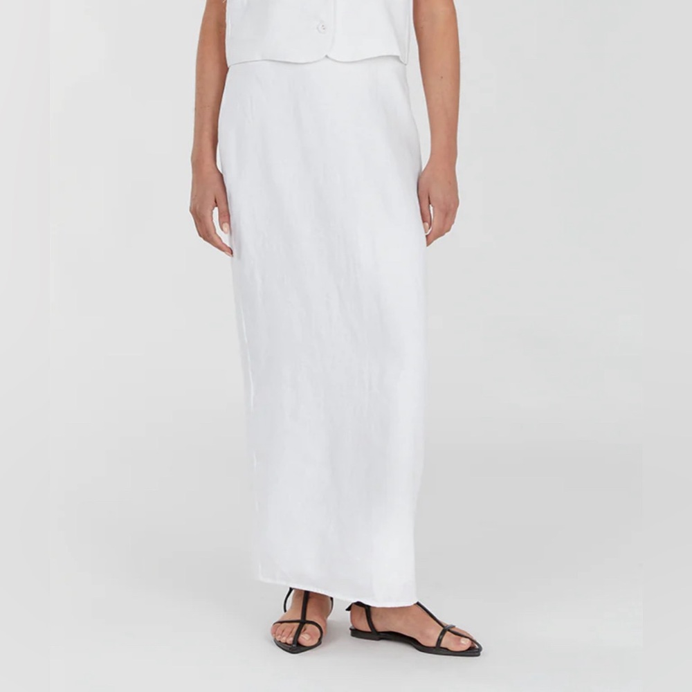 DISSH midi linen skirt